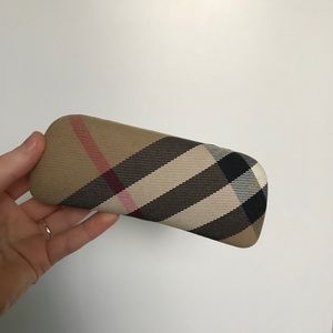 Burberry glasses case